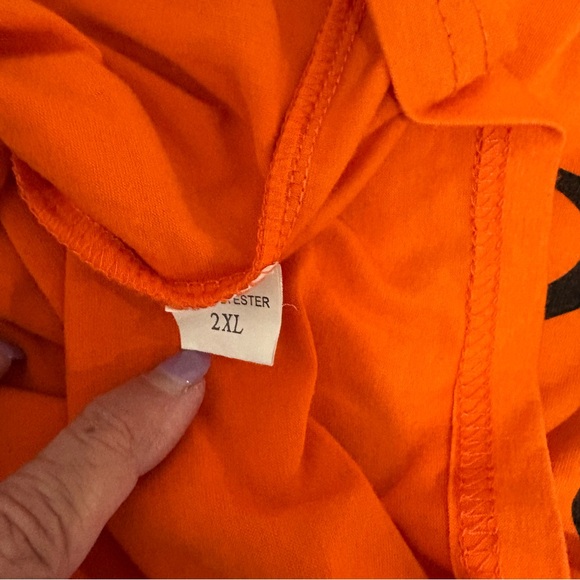 Orange Graphic Tee with Hocus Pocus Print - Picture 4 of 5